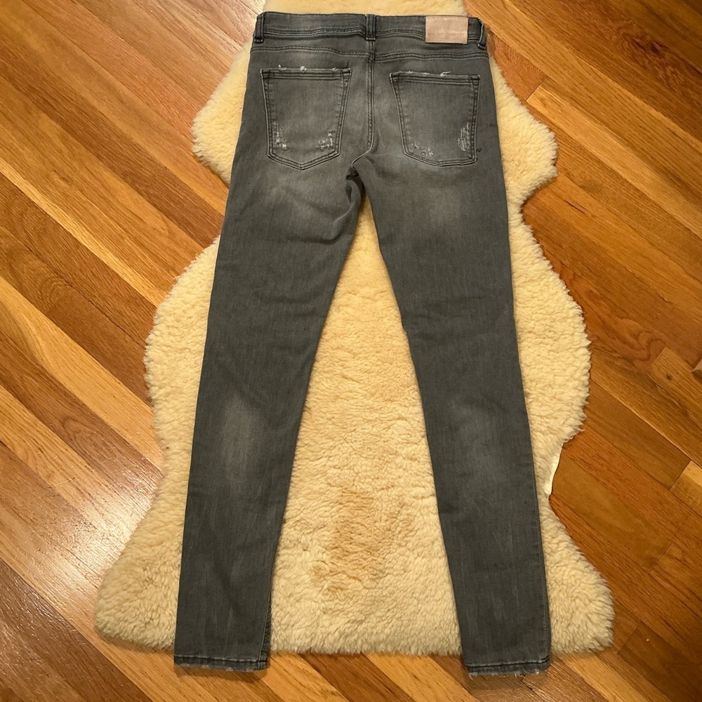 Zara Basic Denim grey skinny jeans - Picture 2 of 13